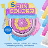 Rachel's Art - Candle Making Kit for Kids - DIY Kids Candle Making Kit - Design and Make Your Own Candles - Craft Supplies & Materials - 3 Glass Rachel's Art