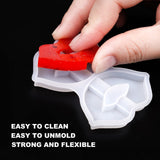 NiArt 8mm Straw Topper Epoxy Resin DIY Casting Silicone Mold Kit, 5 Molds with 14 Shapes NiArt