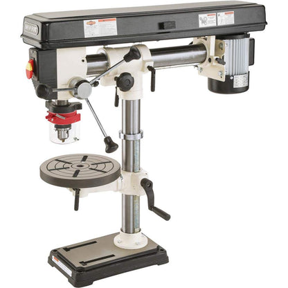 SHOP FOX W1669 1/2-Horsepower Benchtop Radial Drill Press - WoodArtSupply