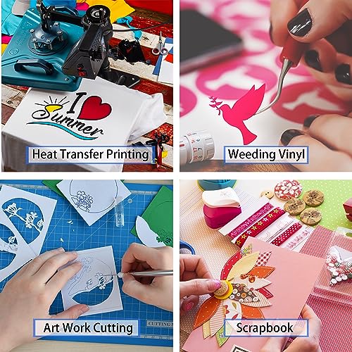 Craft Tools Set Weeding Tools Kit for Vinyl, Craft Vinyl Tools Kit for Weeding Vinyl, Silhouettes, DIY Art Work Cutting, Hobby, Scrapbook, Cameos, Dorhui