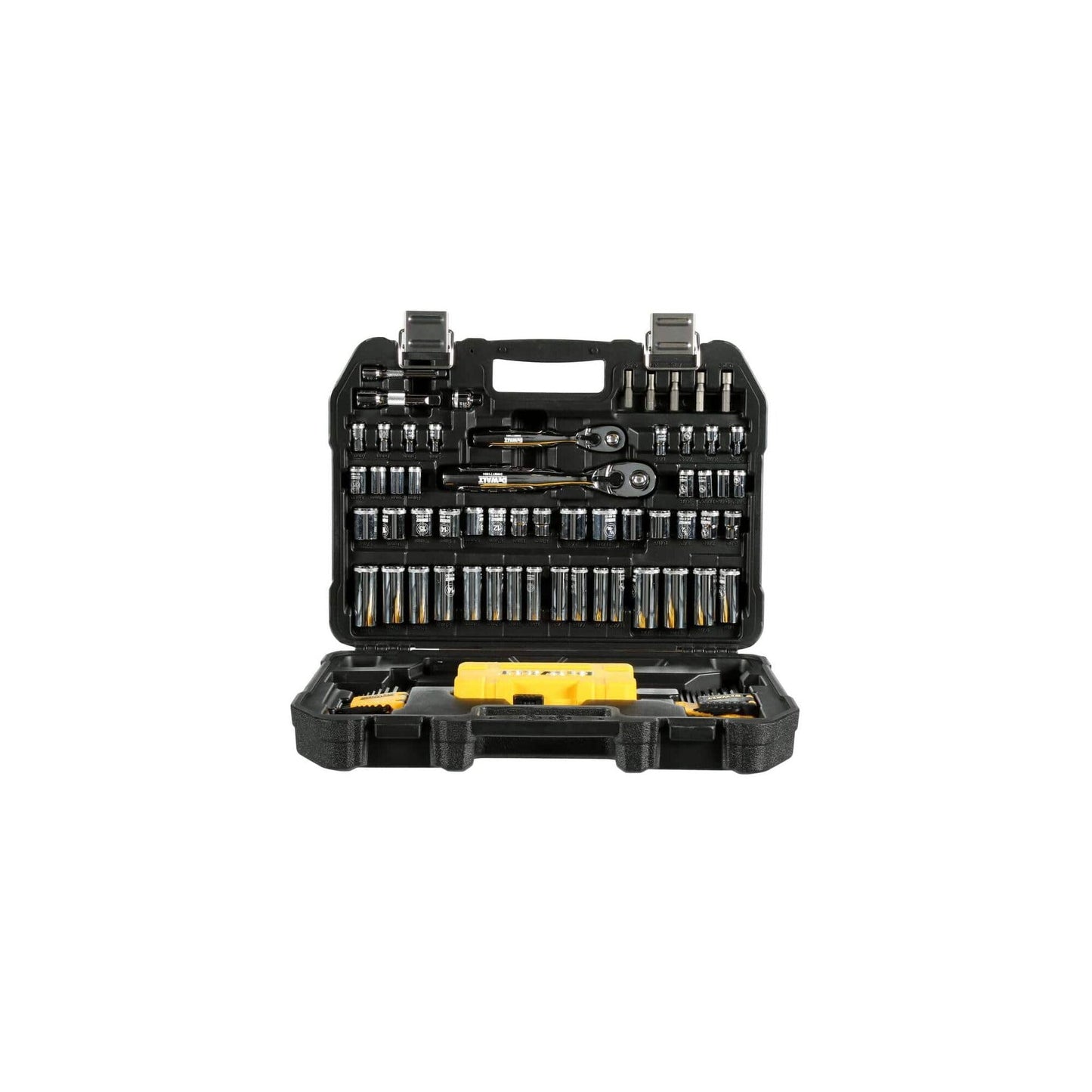 DEWALT Mechanics Tools Kit and Socket Set, 1/4" & 3/8" Drive, SAE, 108-Piece (DWMT73801) - WoodArtSupply