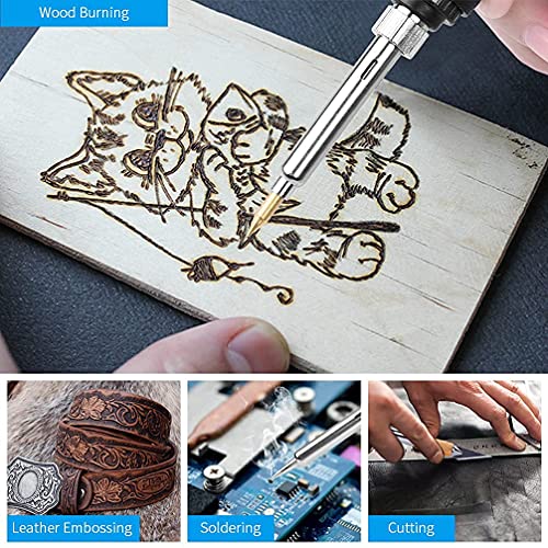 Wood Burning Kit 113pcs Professional Wood Burning Tool Adjustable Temperature Wood Burner Tools Set with Soldering Iron for Embossing Carving DIY AOZOY