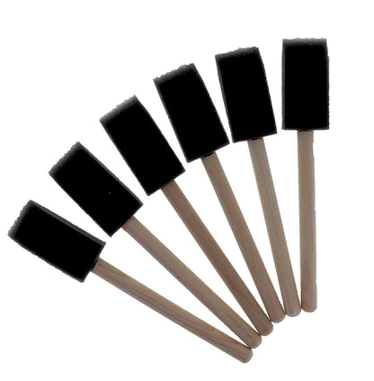 Pro Grade - Foam Brushes - 1 Inch 48 Piece Foam Brush Set - WoodArtSupply