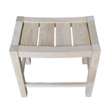 IC International Concepts International Concepts Ranch, 24-Inch, Ready to Finish Stool, Unfinished IC International Concepts