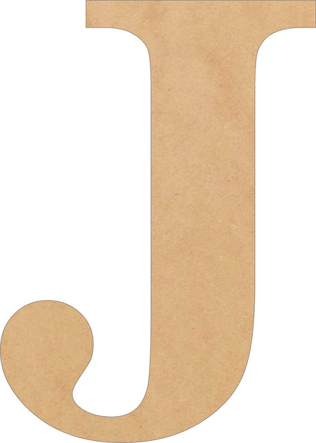 8 Inch Wooden Letter Times Craft J Blank, Unfinished Wood Alphabet ABC Letters for Kids, Wall Hanging Home Decor Decoration NEXTCraft