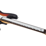 Frautron Guitar Neck Notched Straight Edge, 4mm Thick Aluminum Guitar Neck Maintenance Setup Tool, Pro Luthiers Repair Tool for Gibson 24.75" Fender Frautron