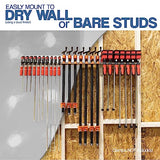 Modular Clamp Rack Assortment with 1 each F-Clamp Rack • 1 each Bar/Parallel Clamp Rack and 1 each Pipe Clamp Rack Included • Easy and Quick to Align Fulton Woodworking Tools