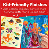 Faber-Castell Do Art Paint Pour Studio - No Mix Acrylic Paint Pouring Set for Kids - Makes 6 Fluid Art Projects, Multi (FC14342) Faber-Castell