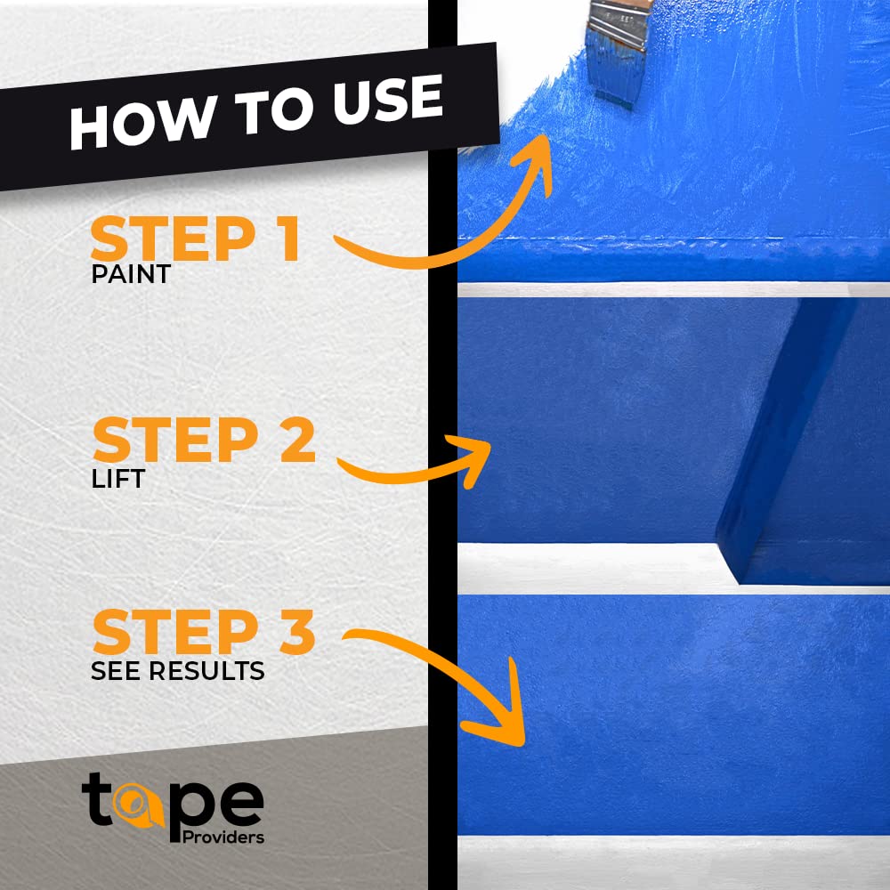 WOD PMT21B Blue Painter’s Tape - 2 inch x 60 yds. Thick & Wide Masking Tape for Safe Wall Painting, Building, Remodeling, Labeling, Edge Finishing WOD Tape