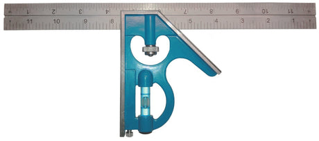 Empire Level E250 12-Inch Heavy Duty Professional Combination Square w/Etched Stainless Steel Blade and True BlueR Vial Empire Level