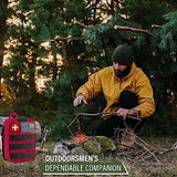 Survival First Aid Kit, Molle Medical Pouch 282PCS Outdoor Emergency Survival Gear and Equipment for Hiking Camping Hunting Car Boat Home Travel and XIFOZA