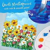 Chalkola Acrylic Paint Set for Adults, Kids & Artists - 40 Piece Acrylic Painting Supplies Kit, with 24 Acrylic Paints (22ml), 10 Painting Brushes, 5 Chalkola