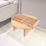 Healifty Sauna Stool Foot Tool Wood Step Footstool Wooden Foot Massager Foot Rest Bath Foot Massager Toilet Stool Gifts Portable Step Stool Sauna Healifty
