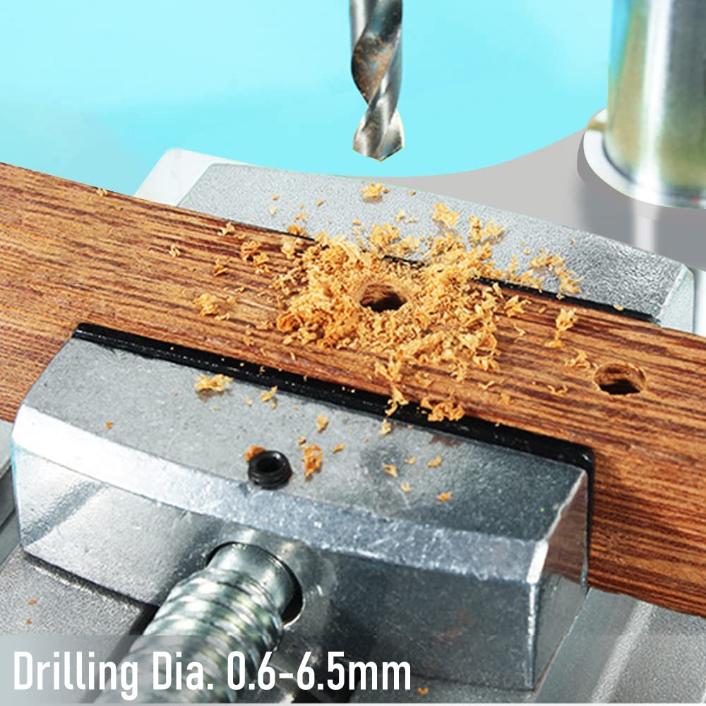 Mini Bench Drill Press, 340W Portable Drill Workbench, Light-Duty DIY Craft Drilling Repair Tool Expanding Drilling Machine Pressed-in Chuck 1-10mm DONNGYZ