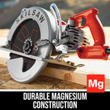 SKILSAW SPT70WM-01 15 Amp 10-1/4" Magnesium SAWSQUATCH Worm Drive Circular Saw,Silver Skil