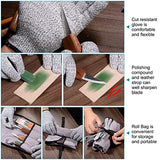 HARFINGTON Wood Carving Tools 10in1 Set Whittling Knife, Detail Knife, Hand Carving Woodworking Tool with Roll Bag for Engraver, Carpenter and HARFINGTON