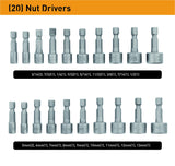 Jackson Palmer 218 Piece Ultimate Screwdriver Bit Set, High Grade Carbon Steel, Includes Hard-to-Find Security Bits Jackson Palmer
