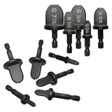 Copper Swaging Tool HVAC Drill, 11 Pcs HVAC Pipe Expander Tool Air Conditioner Manual Copper Pipe Swage Expander Drill Bit with 1/4'' 3/8'' 1/2'' TVlifams