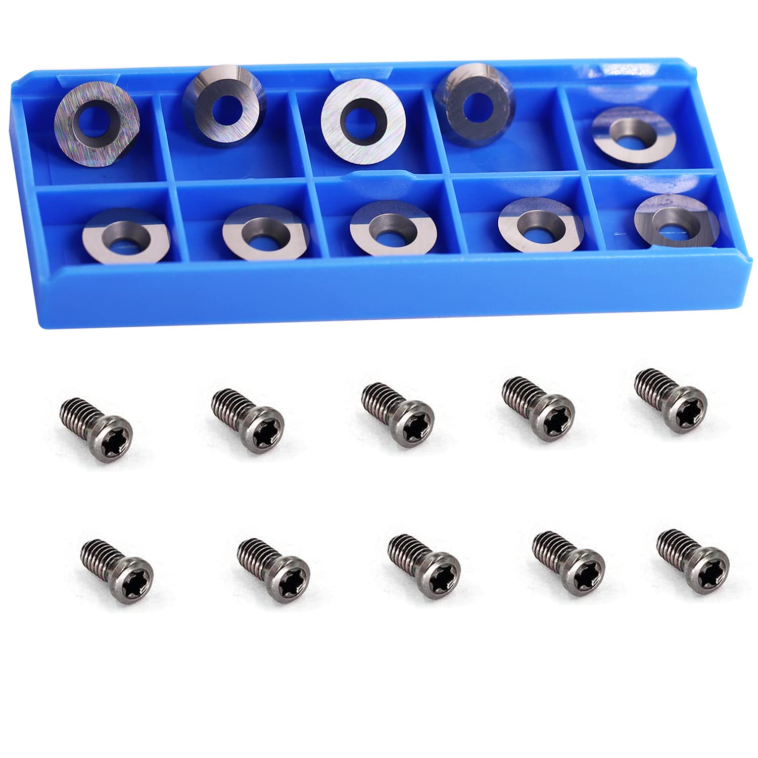 Ci3 R1 12mm Round Carbide Inserts Cutters Knifes Indexable Replacement High Strength Fits For Popular DIY Woodworking Lathe Wood Turning Finisher Asieg Tool