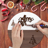 12 Inch Blank Wooden Circle Sign Unfinished Round Hanging Decorative Wood Plaque with Ropes for DIY Crafts, Door Hanger, Sign, Wood Buring, Painting, clothmile