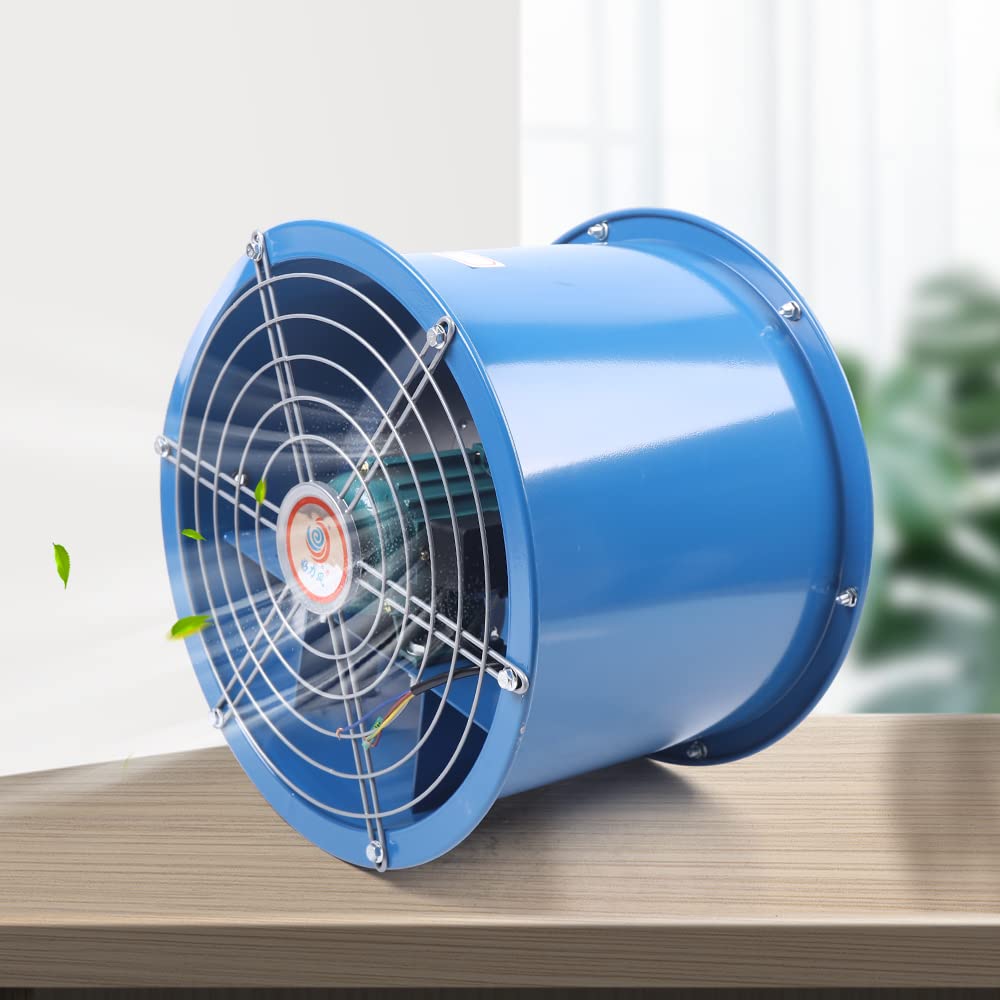 110V 550W 16'' Explosion Proof Fan, 1570-3180 CFM Utility Blower Fan/Explosion-Proof Axial Flow Fan Exhaust Fan Cylinder Pipe Fan Ventilator - WoodArtSupply