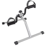 Under-Desk Stationary Bike - Indoor Below-Desk Exercise Pedal Fitness Machine for Legs, Physical Therapy, and Calorie Burn by Wakeman (Black and Wakeman