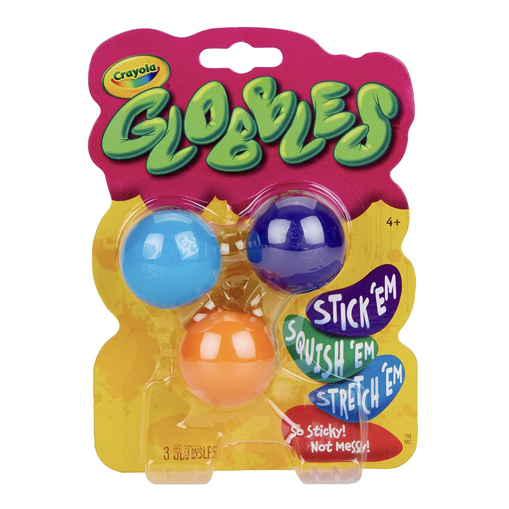 Crayola 74-7291 Globbles 3 in a Package, Assorted Colors - WoodArtSupply