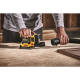 DEWALT 20V MAX* XR Palm Sander, Sheet, Variable Speed, 5-Ah Battery, 1/4-Inch (DCW200P1) DEWALT