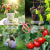 Leize Garden Flower Scissors, Premium Thickened Stainless Steel Floral Shears, Strong Pruner for Flowers, Branches and Leaves Leize