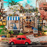 Miniature Joy House Kit Pet Shop - DIY Miniature Dollhouse Kit - Tiny House Building Kit with Furniture for Adults - Creative Miniature Craft Kits ( Miniature Joy