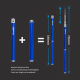 DEEFIINE Carbide Tip Wood Lathe Turning Tool set With Bowl sander, Lathe Roughing and Finishing Hollowing Tool Interchangeable Aluminum Alloy Handle DEEFIINE