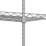 SINGAYE 4 Tier Shelf Adjustable Storage Shelf Wire Shelving,350LBS Load Capacity,Metal Storage Rack for Kitchen Office Home Storage Pantry SINGAYE