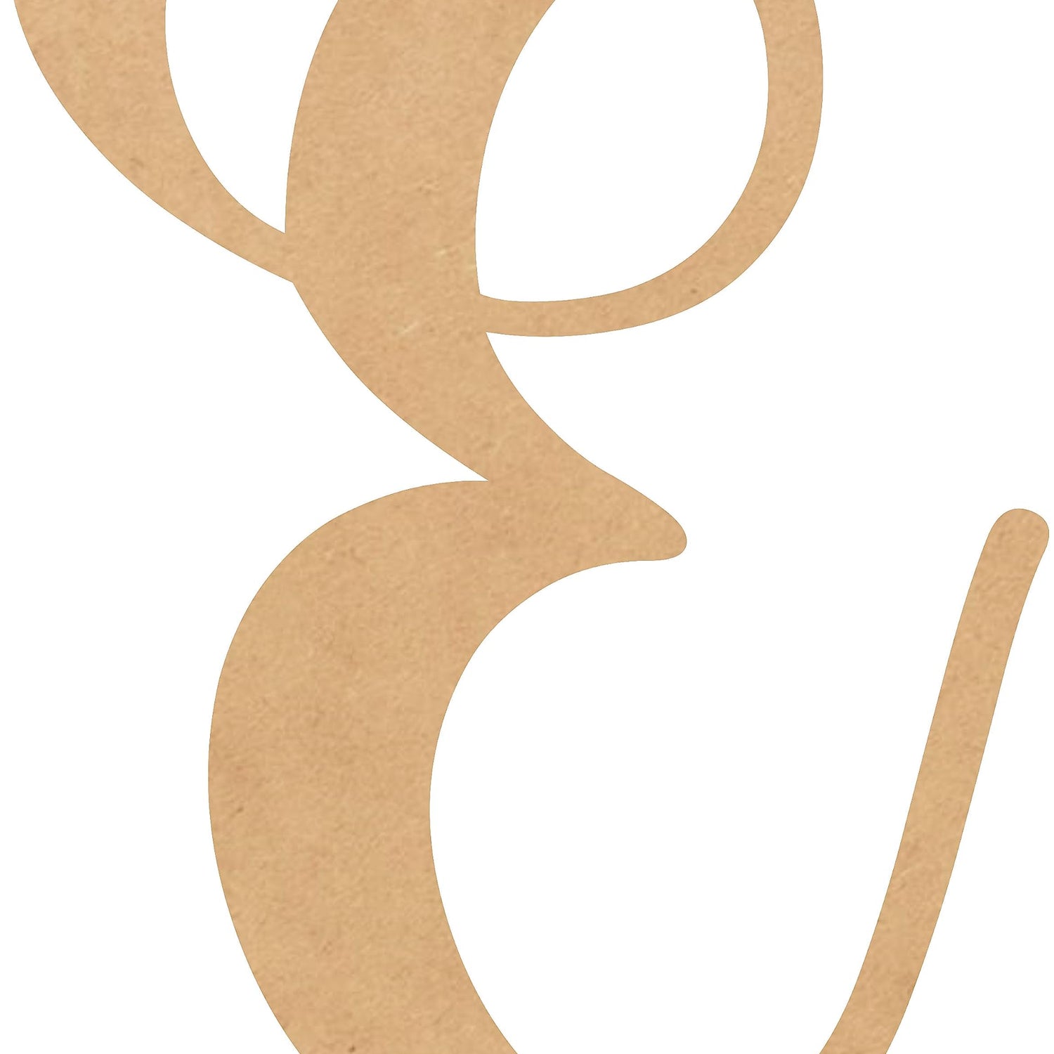 Small Wooden Letters 1 Inch E for Crafts, Unfinished Casking Cream Wood Letter Cutout, Tiny Blank Paintable DIY Shape, Wall Hanging Alphabets NEXTCraft