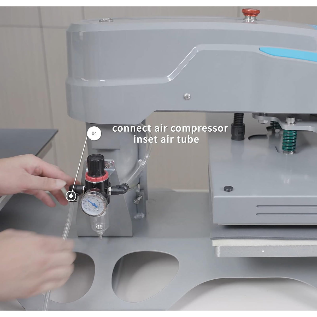 WUMSTOT Heat Press 16x20 Machine: Pneumatic Heat Press Machine - Dual-Platen, Swing-Away, Teflon-Coated, Digital Control Panel, for T-Shirts, WUMSTOT