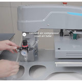 WUMSTOT Heat Press 16x20 Machine: Pneumatic Heat Press Machine - Dual-Platen, Swing-Away, Teflon-Coated, Digital Control Panel, for T-Shirts, WUMSTOT