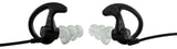 SureFire EP5 Sonic Defenders Max Full-Block Earplugs, triple flanged design, reusable, Black, Medium SureFire