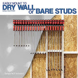 Bar/Parallel Clamp Modular Clamp Rack • Easy and Quick to Align • Pre-Drilled 16 inch on Center • 3 Pack Fulton Woodworking Tools