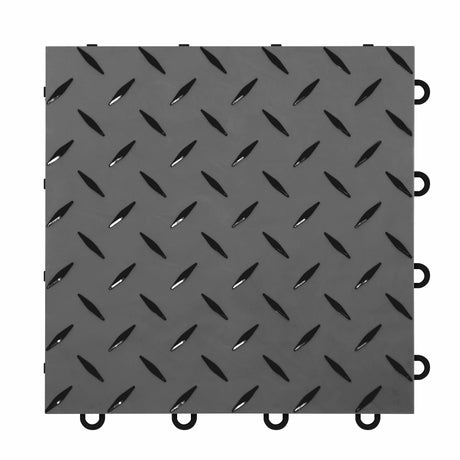 IncStores 5/8" Thick Nitro Pro Interlocking Floor Tiles, Garage Floor Tile for a Stronger and Safer Garage, Workshop, Shed, or Trailer, Diamond-Top IncStores