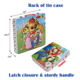 Innovative Designs Mario Brothers Super Mario Deluxe Activity Set with Carrying Tin, Coloring Sheets, Tattoos, Stickers, & Art Supplies Innovative Designs