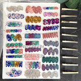 RESINWORLD Hair Clip Silicone Molds, Hairpin Molds for Epoxy Resin Casting, UV Resin Jewellery Accessories Making Tool ResinWorld