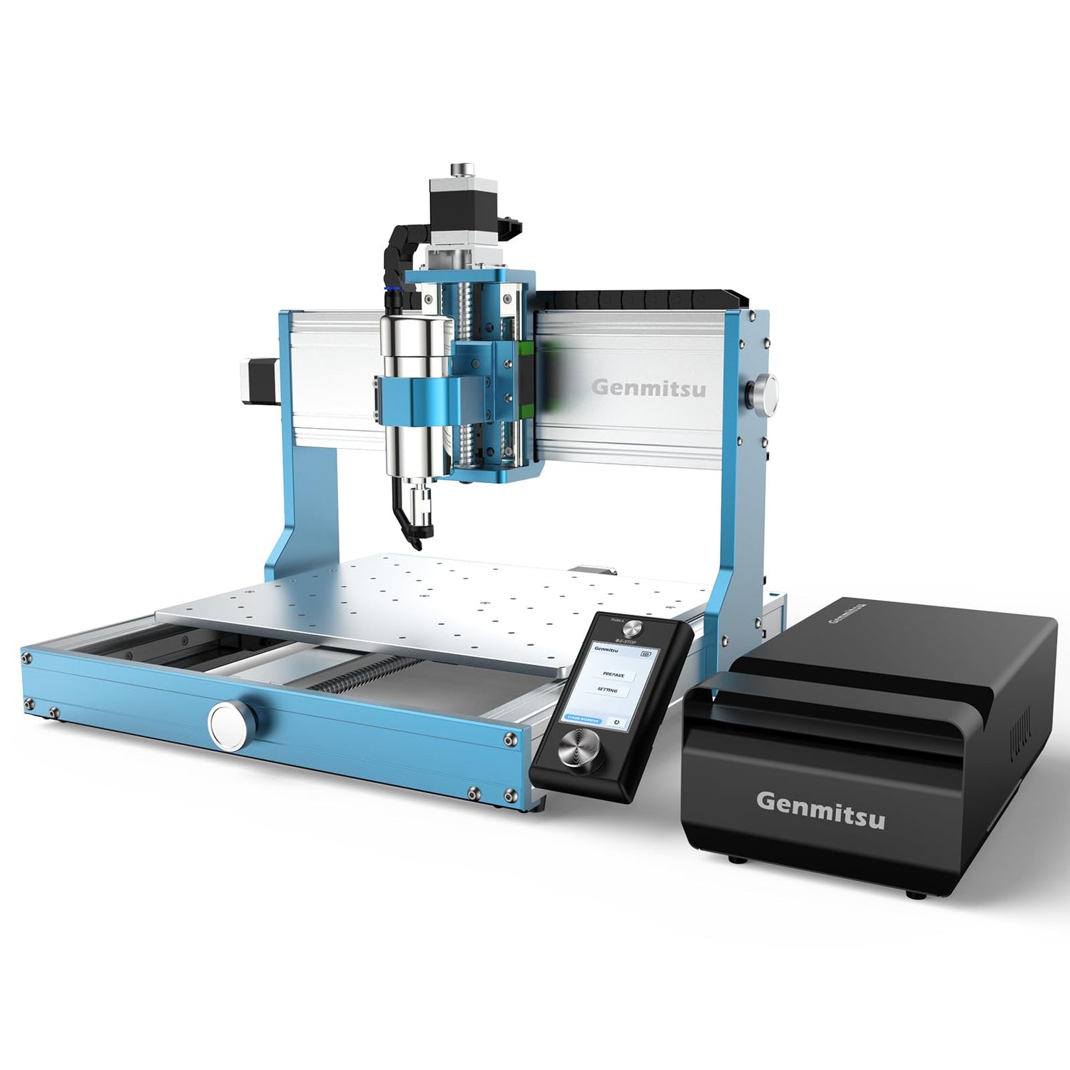 Genmitsu 3030-PROVer MAX CNC Router Machine with Linear Guide & Ball Screw Motion, Achieve ±0.05mm Accuracy for High Precision Metal Aluminum Copper Genmitsu