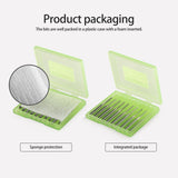 HOZLY CNC Router Bits 1/8 Straight Router Bit 1/8 Shank Straight Flute Carbide End Mill Cutter 2-Flute Milling Tungsten Steel 22mm CEL/45mm OAL for HOZLY