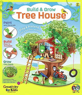 Creativity for Kids Build and Grow Tree House Craft Kit - Treehouse Playset Toy for Boys and Girls, Classic Toys for Kids Creativity for Kids