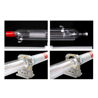 US STOCK RECI CO2 Laser Tube 130W Peak 160W 1650mm W6 S6 Dia 80mm For Laser Engraver Engraving Machine - WoodArtSupply