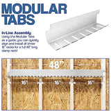 Bar/Parallel Clamp Modular Clamp Rack • Easy and Quick to Align • Pre-Drilled 16 inch on Center • 3 Pack Fulton Woodworking Tools