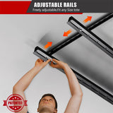 Ultrawall Ceiling Storage Rack, 48.4" x 48.4" Adjustable Garage Overhead Bin Rack for Container, Heavy Duty Metal Storage Tote Organization System, Ultrawall