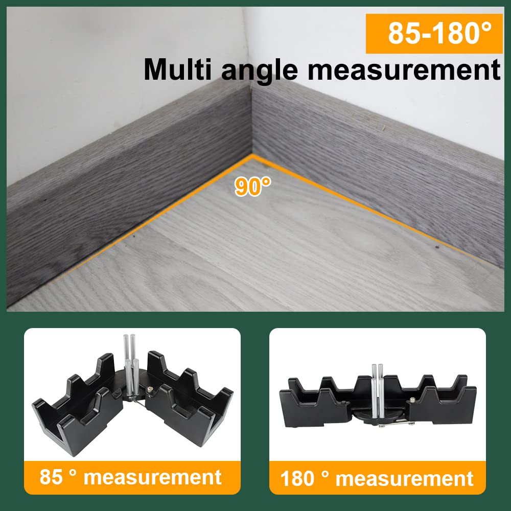 2-in-1 Mitre Measuring Cutting Tool, Measuring and Sawing Mitre Angles Cutting Tool for Home Improvement, Carpentry Work, Miter Saw Protractor Tool AUSTUFF