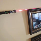 Laser Level Line Tool, Qooltek Multipurpose Cross Line Laser 8 feet Measure Tape Ruler Adjusted Standard and Metric Rulers for hanging pictures Qooltek