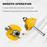 Yueqing Zhongji 100-Piece Router Bit Set 1/4" Shank 100Pcs Expert Router Bit Kit. Tungsten Carbide Router Bits for Woodworking 1/4 Router bit Set Yueqing Zhongji