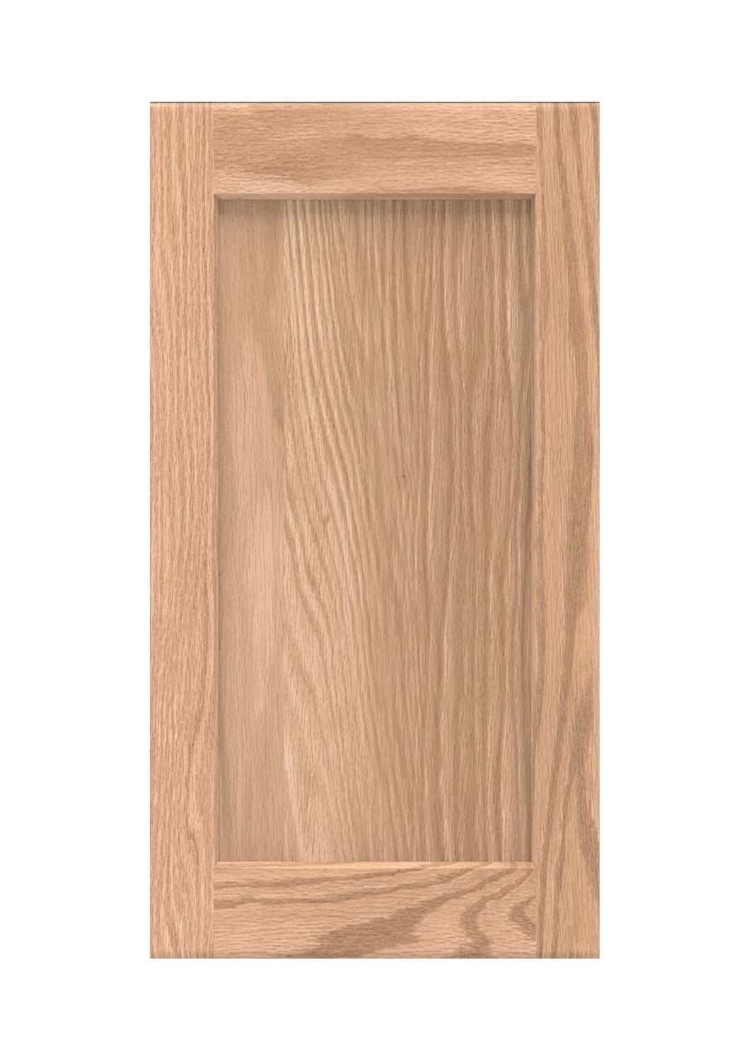 ONESTOCK 12W x 24H Unfinished Oak Kitchen Cabinet Door Replacement, Shaker Style ONESTOCK